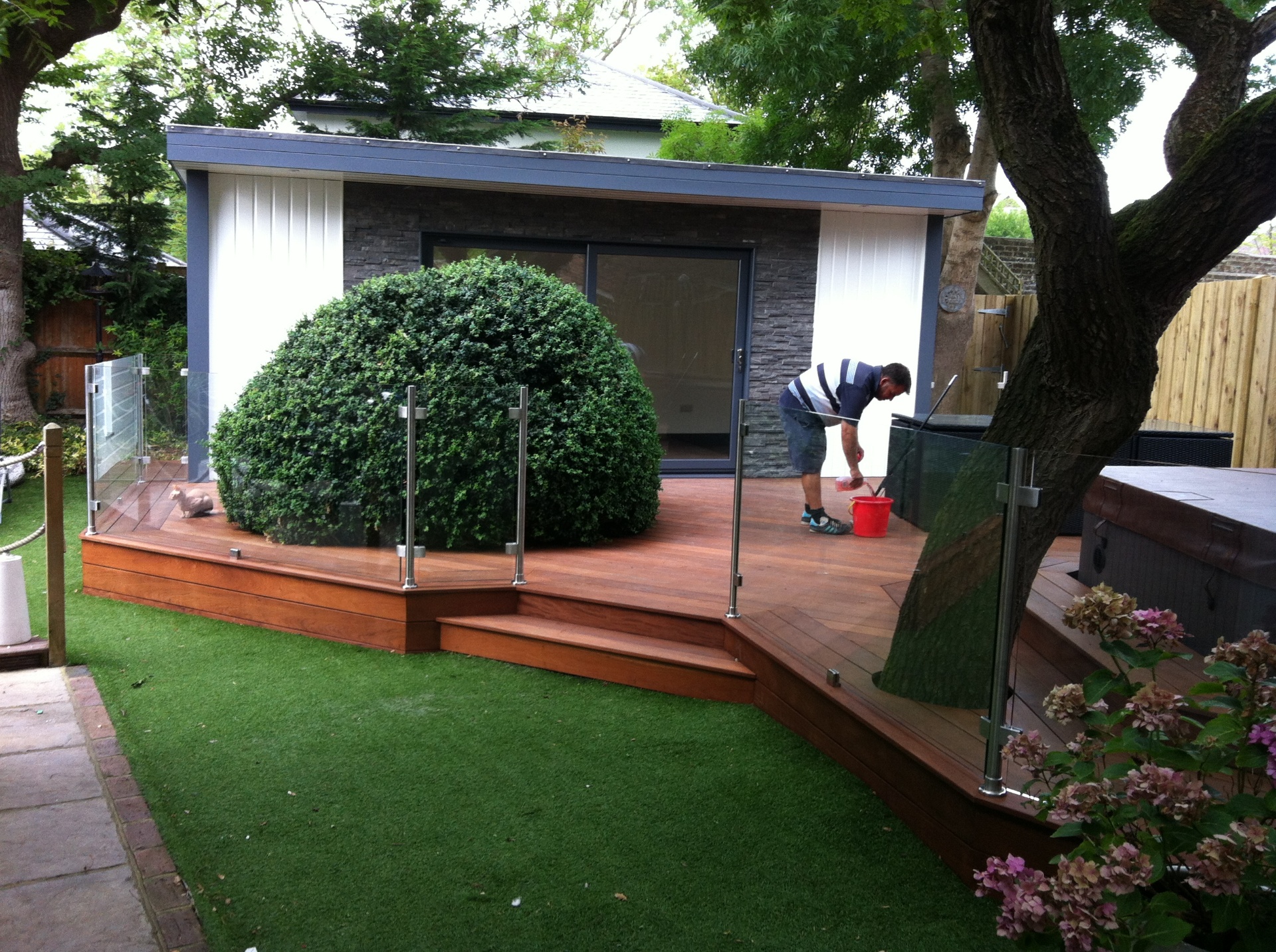 Garage conversion project in Brighton — transforming unused garage space into living area by Masters Group