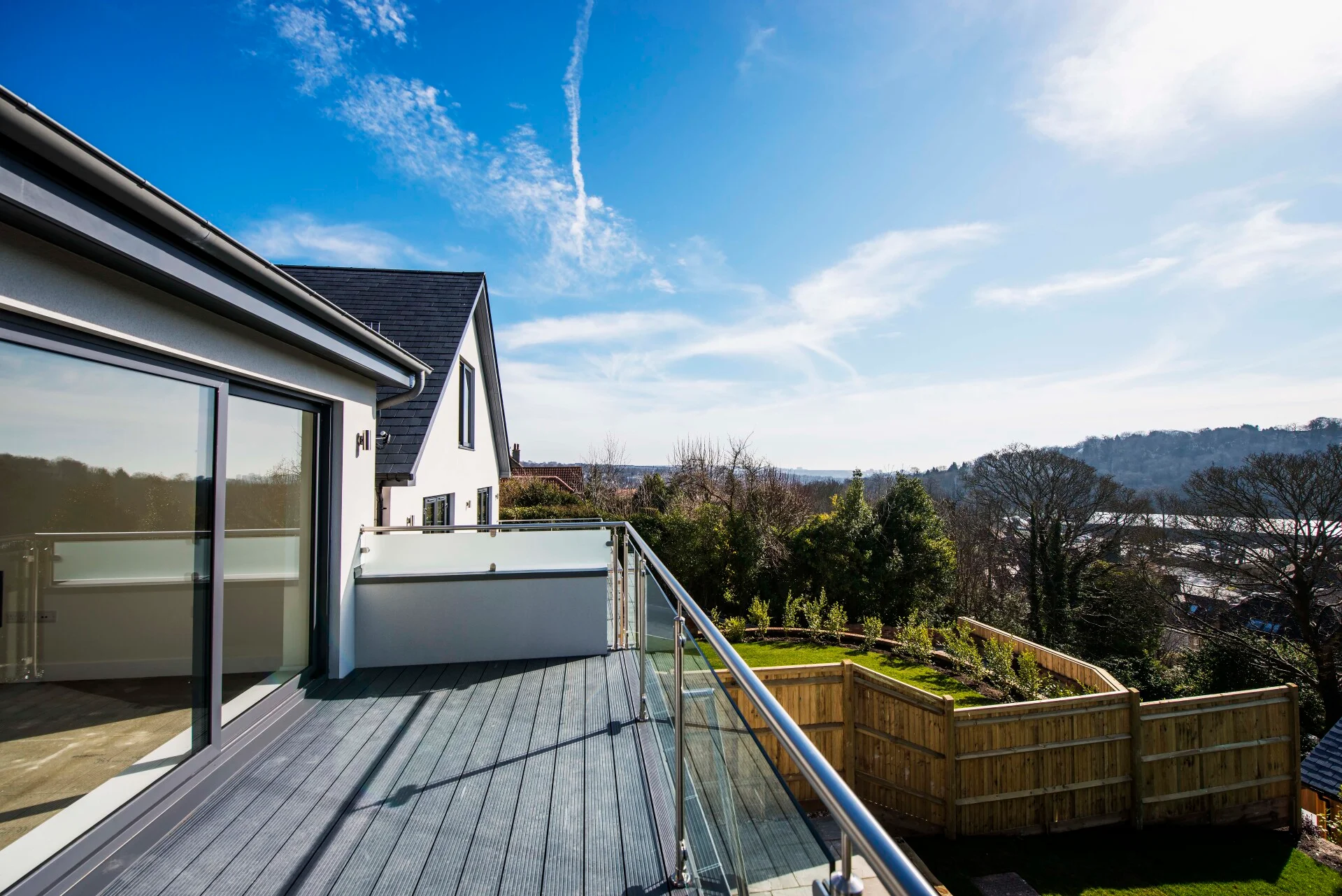 New build property rear elevation