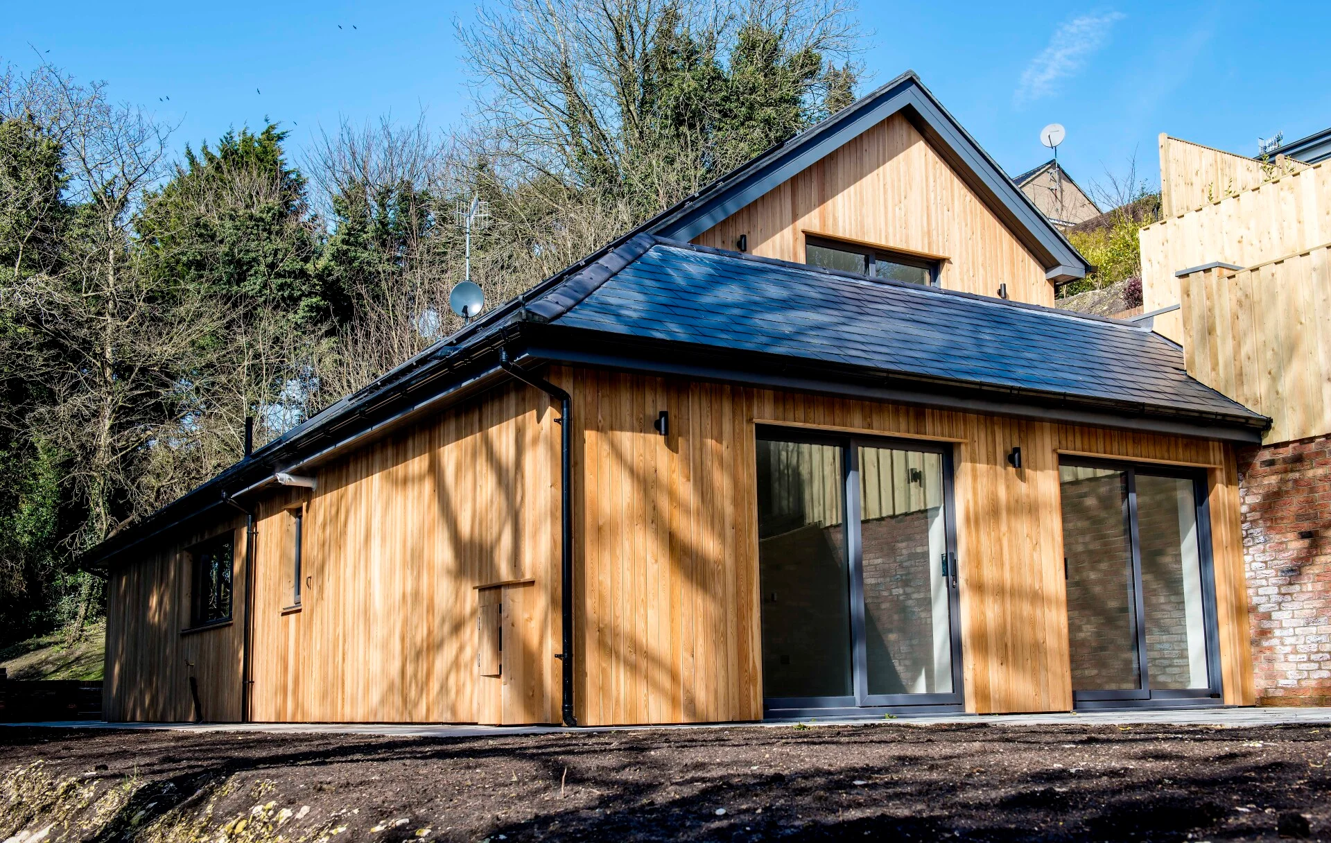 New build driveway and front garden