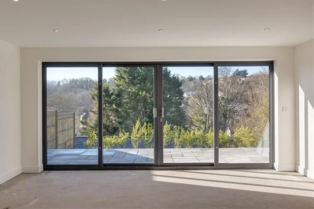 New build balcony and upper floor detail