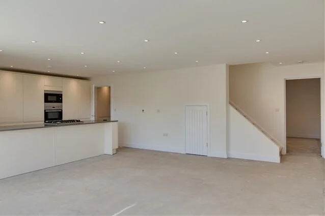 New build completed exterior view